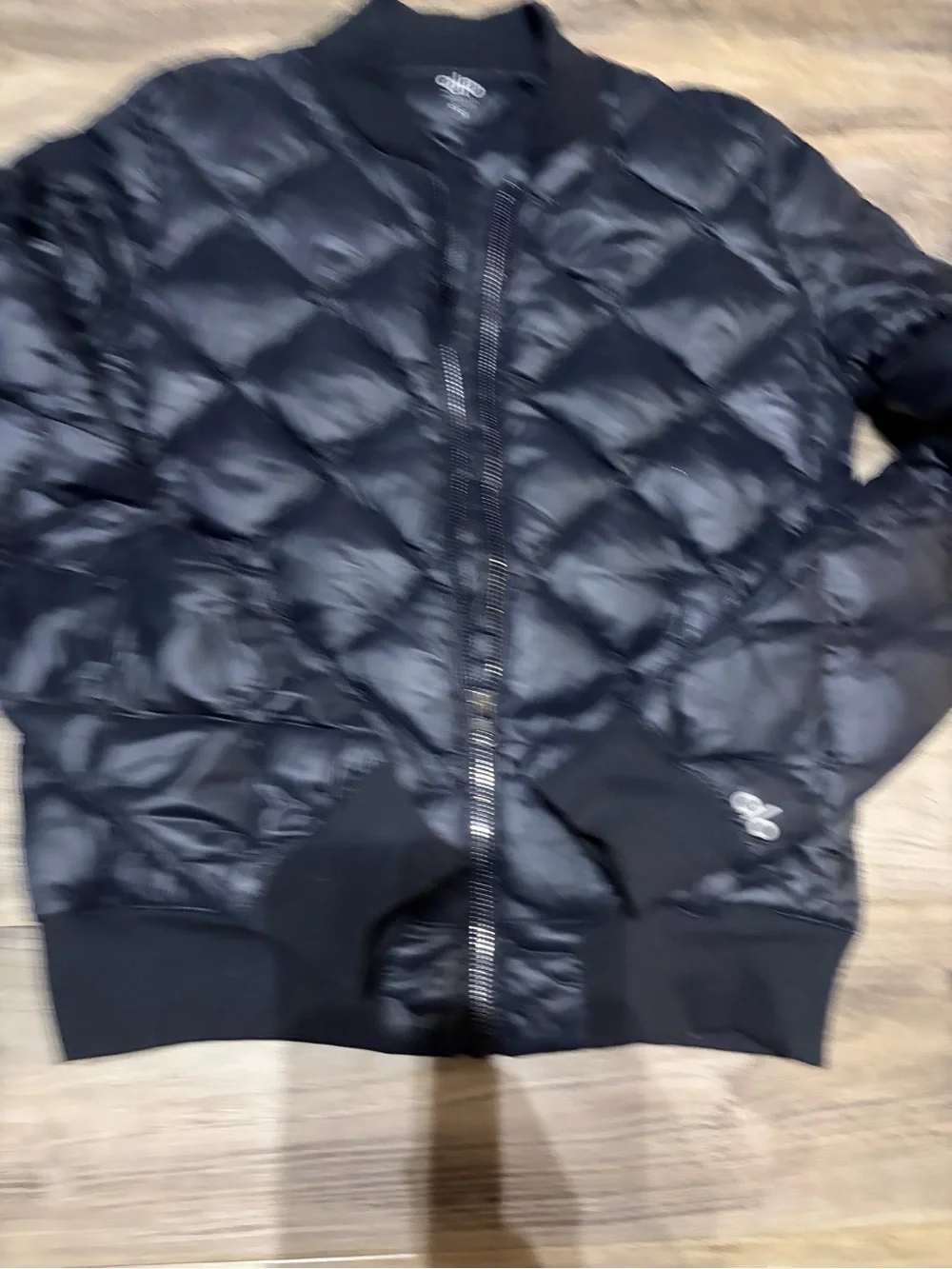 ALO Yoga Idol Bomber After Yoga Jacket Black PufferJacket